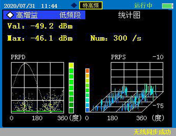 保定天威新域 TWPD-510 手持式智能局放巡檢儀 特高頻圖譜