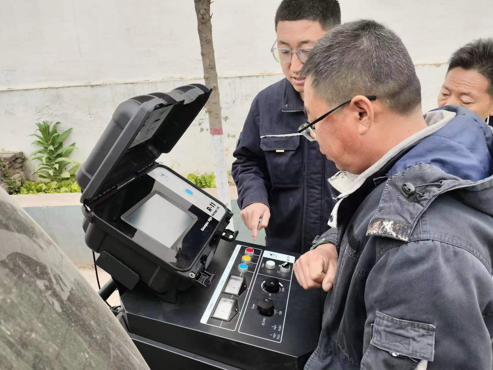 電纜故障定位現(xiàn)場